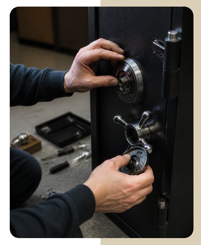 Замена сейфового замка в Реутове по цене от 5724 р. | ДвериЛегко-Ртв