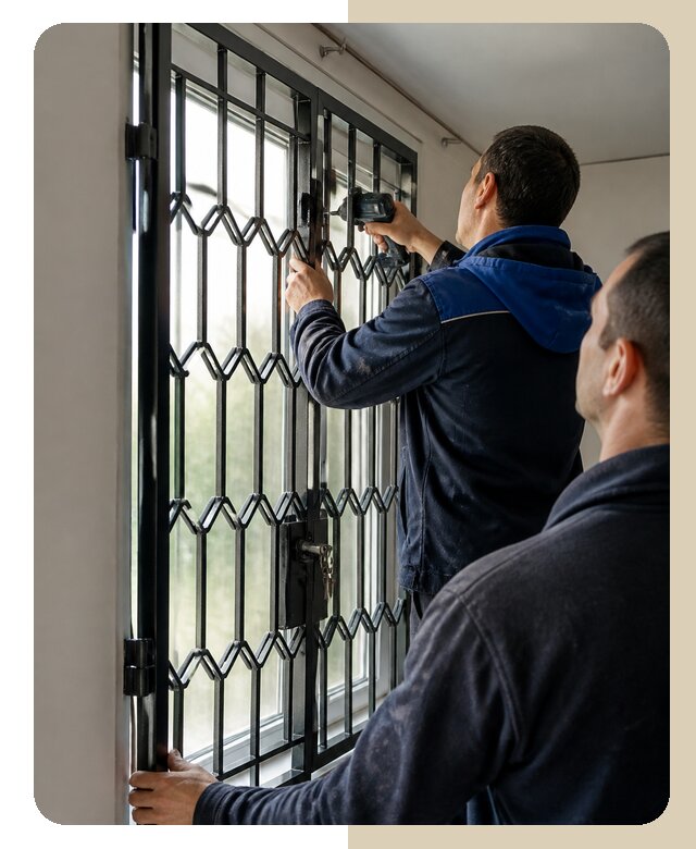 Установка распашных решеток в Реутове цена от 6765 р. | ДвериЛегко-Ртв
