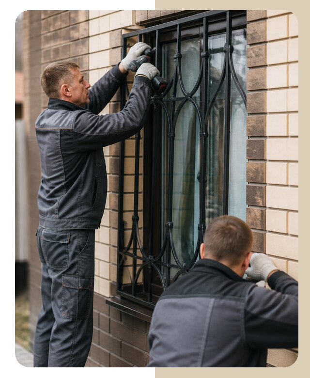 Установка решеток в дом в Реутове по цене от 3642 р. | ДвериЛегко-Ртв